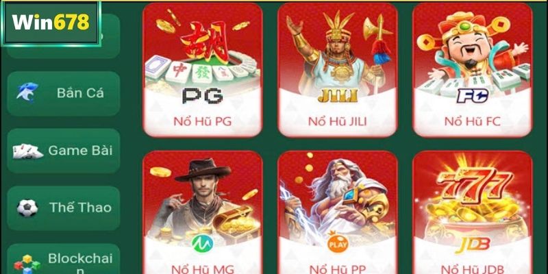 Sản phẩm và dịch vụ tại Win678